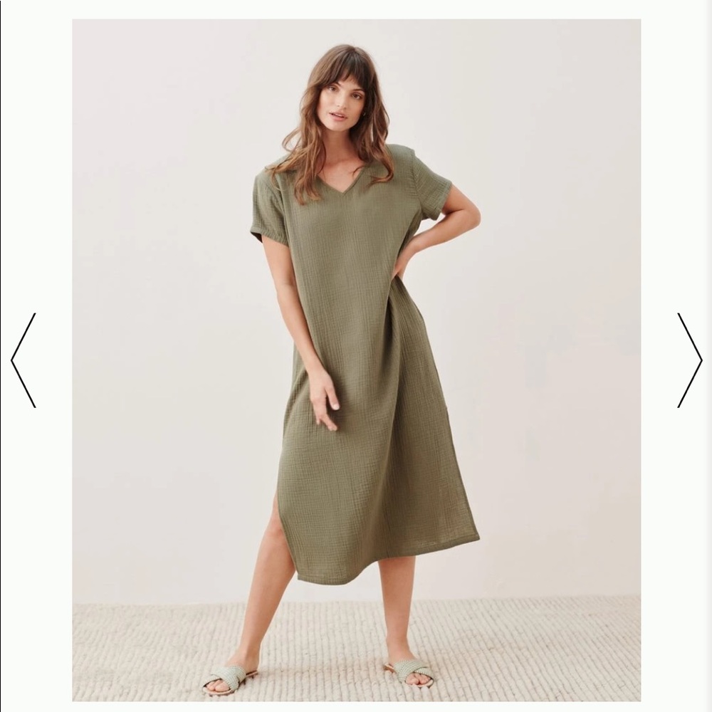 Jenni Kayne Caftan Dress Sage XS